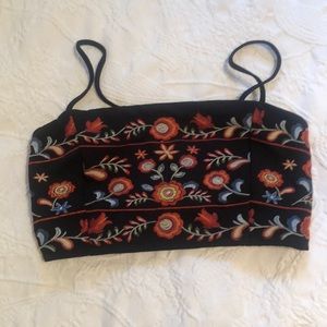 Floral crop top